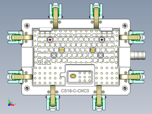 CS19-C-CNC3-180731笔记本CNC工装夹具三维模型前视缩略图