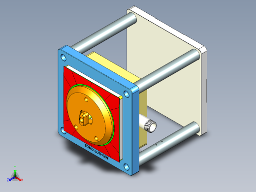 MAY-BOT-COVER-笔记本CNC工装夹具三维模型CNC3正等轴测缩略图