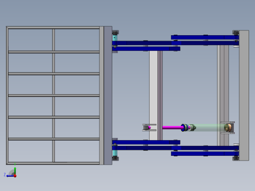 两叉固定机sw13可编辑右视缩略图