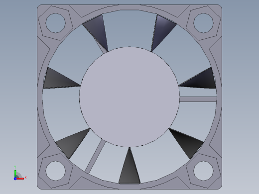散热风扇40x40x10mm前视缩略图