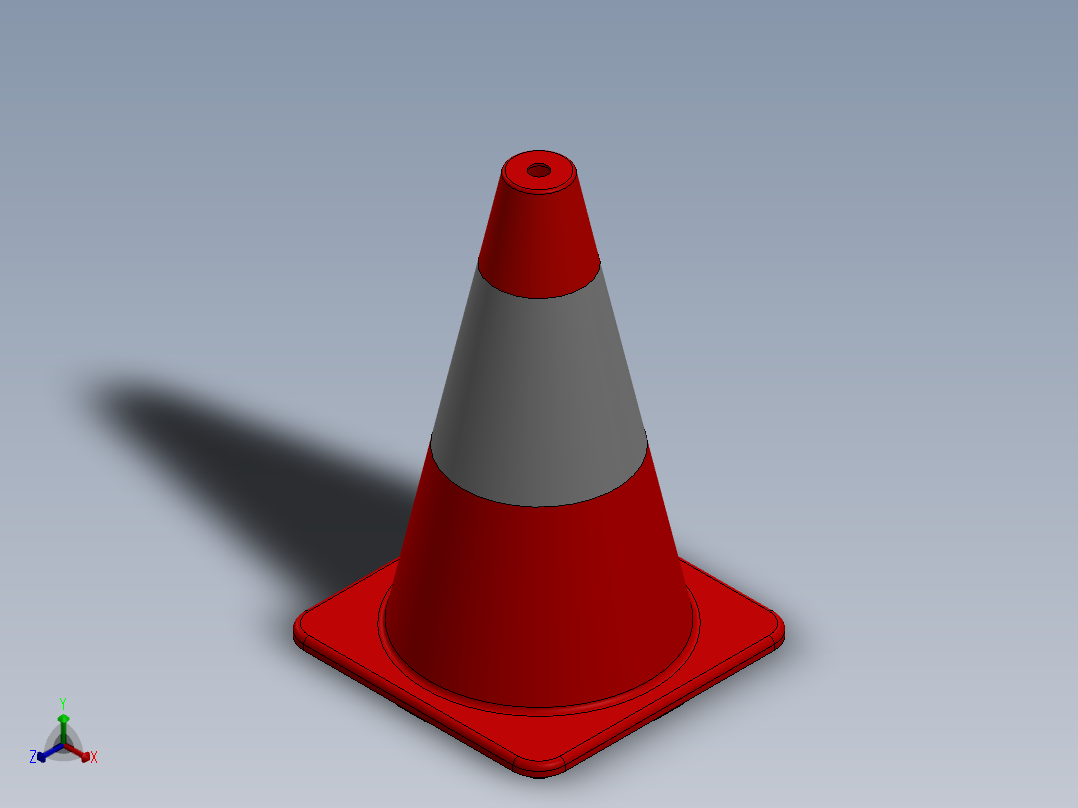 路锥正等轴测图