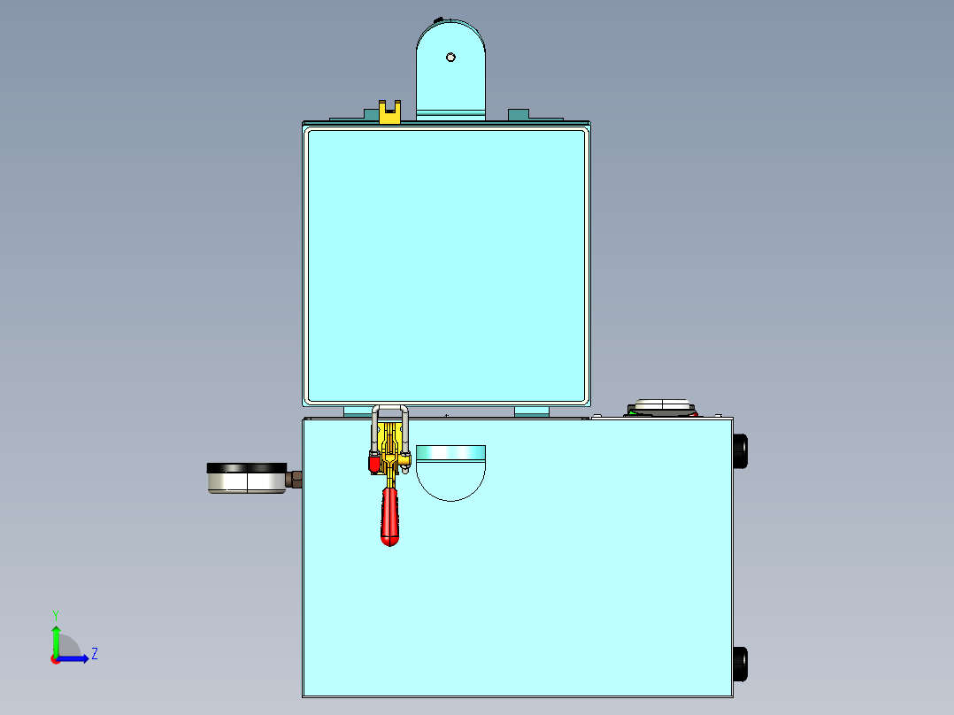 B3003535-真空烘箱左视图