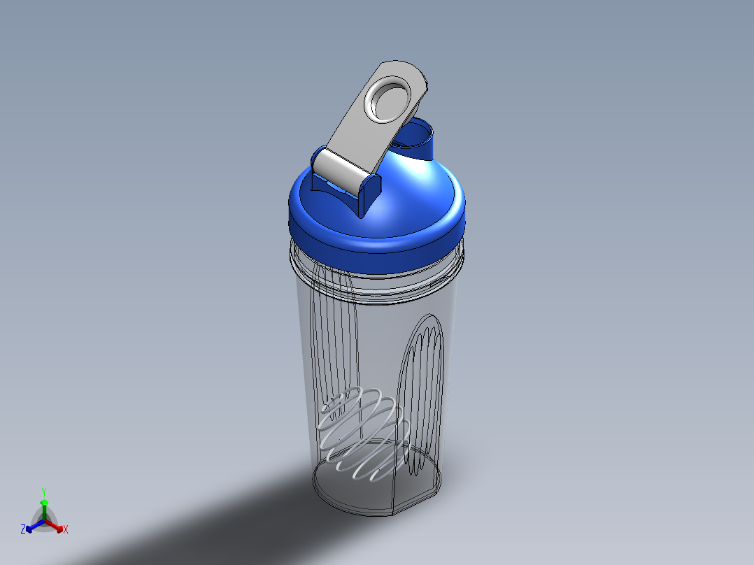 瓶子、罐子、桶(11)正等轴测图