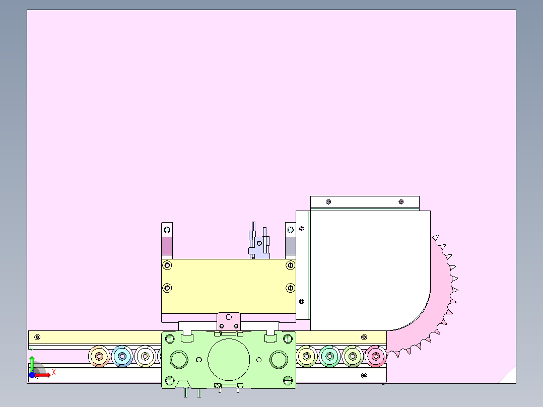 SL-490 医疗注射器推杆自动组装机前视图