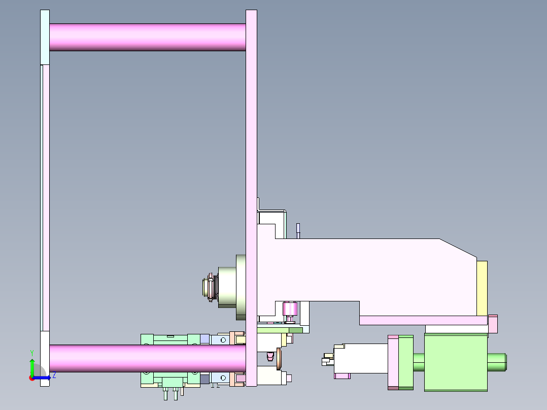 SL-490 医疗注射器推杆自动组装机左视图