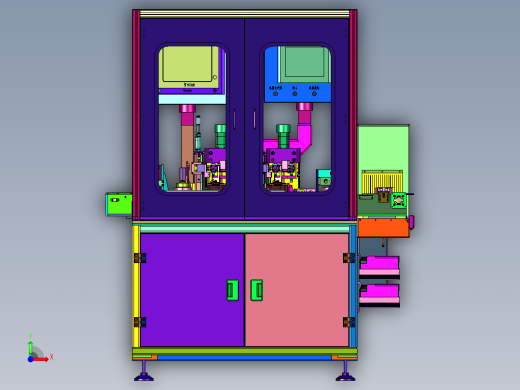 全自动成品轴承内孔涡流检测机前视缩略图
