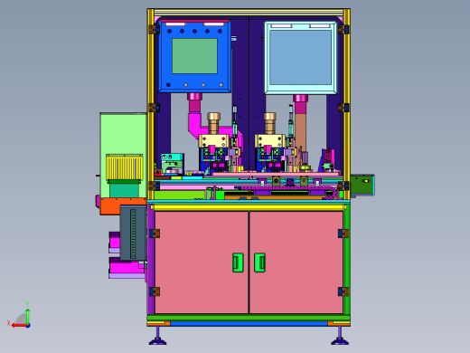 全自动成品轴承内孔涡流检测机后视缩略图