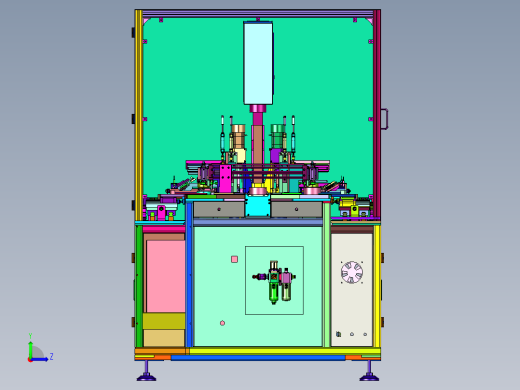 全自动成品轴承内孔涡流检测机左视缩略图