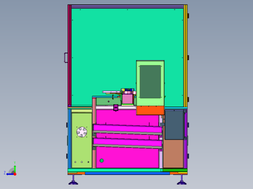 全自动成品轴承内孔涡流检测机右视缩略图
