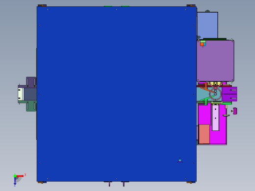 全自动成品轴承内孔涡流检测机俯视缩略图