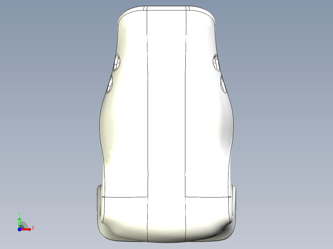 汽车座椅(43)前视图