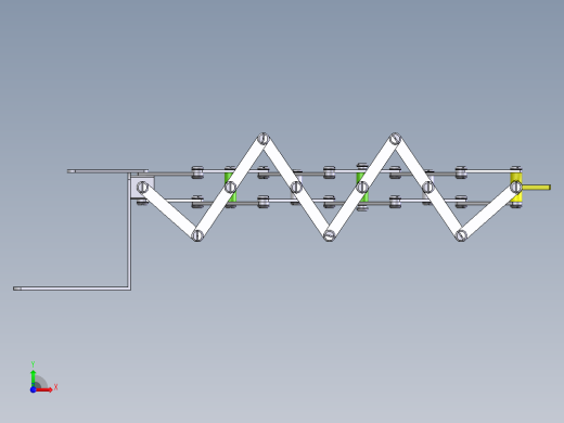 伸缩晾衣架前视缩略图