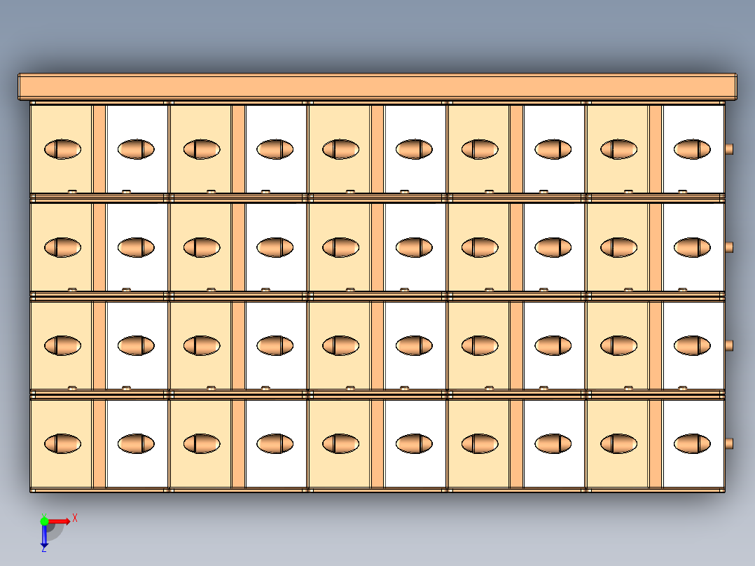 水利工程挡土墙俯视图