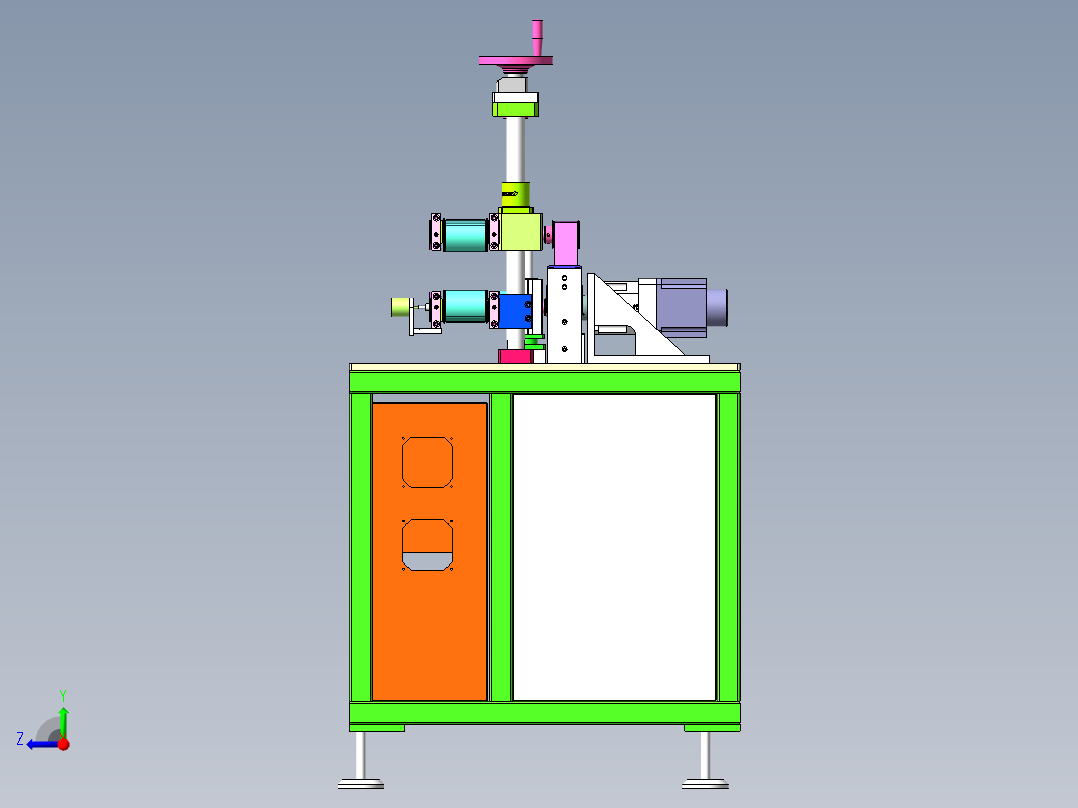 生产线牵引机设备右视图