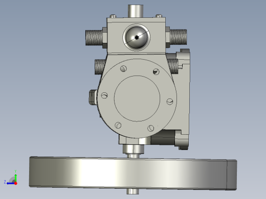 蒸汽机steam-engine-146831-模型格式为 stp右视缩略图