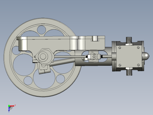 蒸汽机steam-engine-146831-模型格式为 stp俯视缩略图