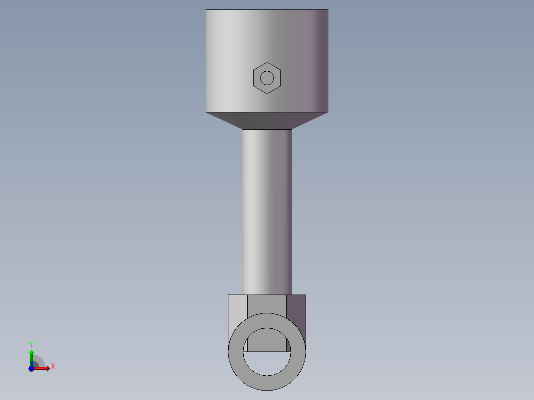 电子涡流流量传感器DN15（防爆）前视图