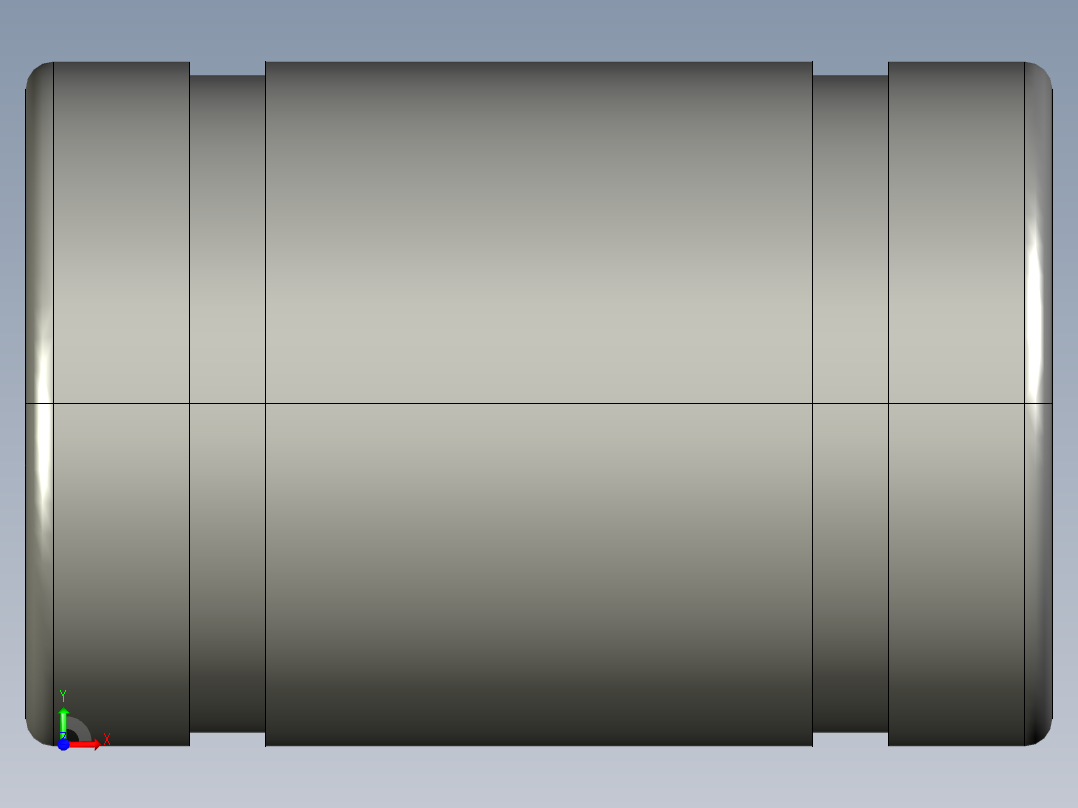 直线轴承LMU5前视图