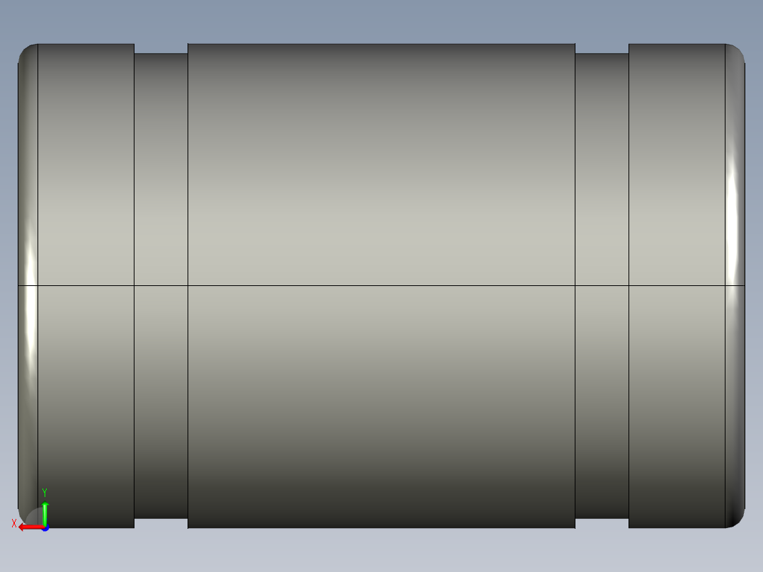 直线轴承LMU5后视图