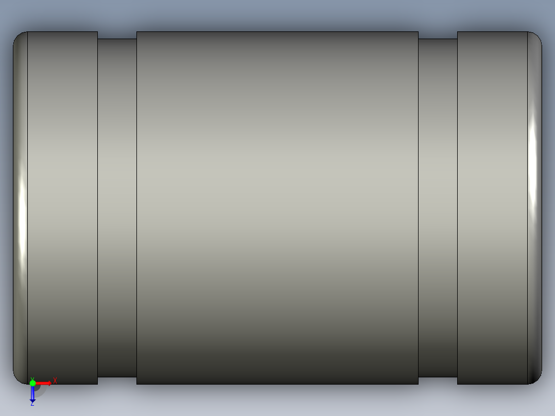 直线轴承LMU5俯视图