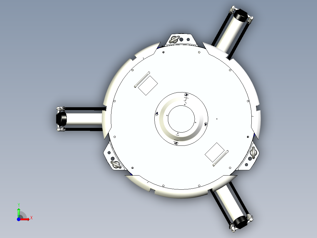 Cels 的 KUKA 机器人焊接站前视图