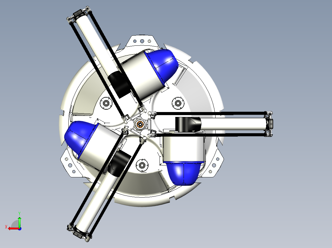 Cels 的 KUKA 机器人焊接站后视图