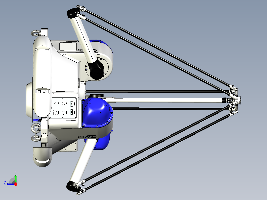 Cels 的 KUKA 机器人焊接站右视图