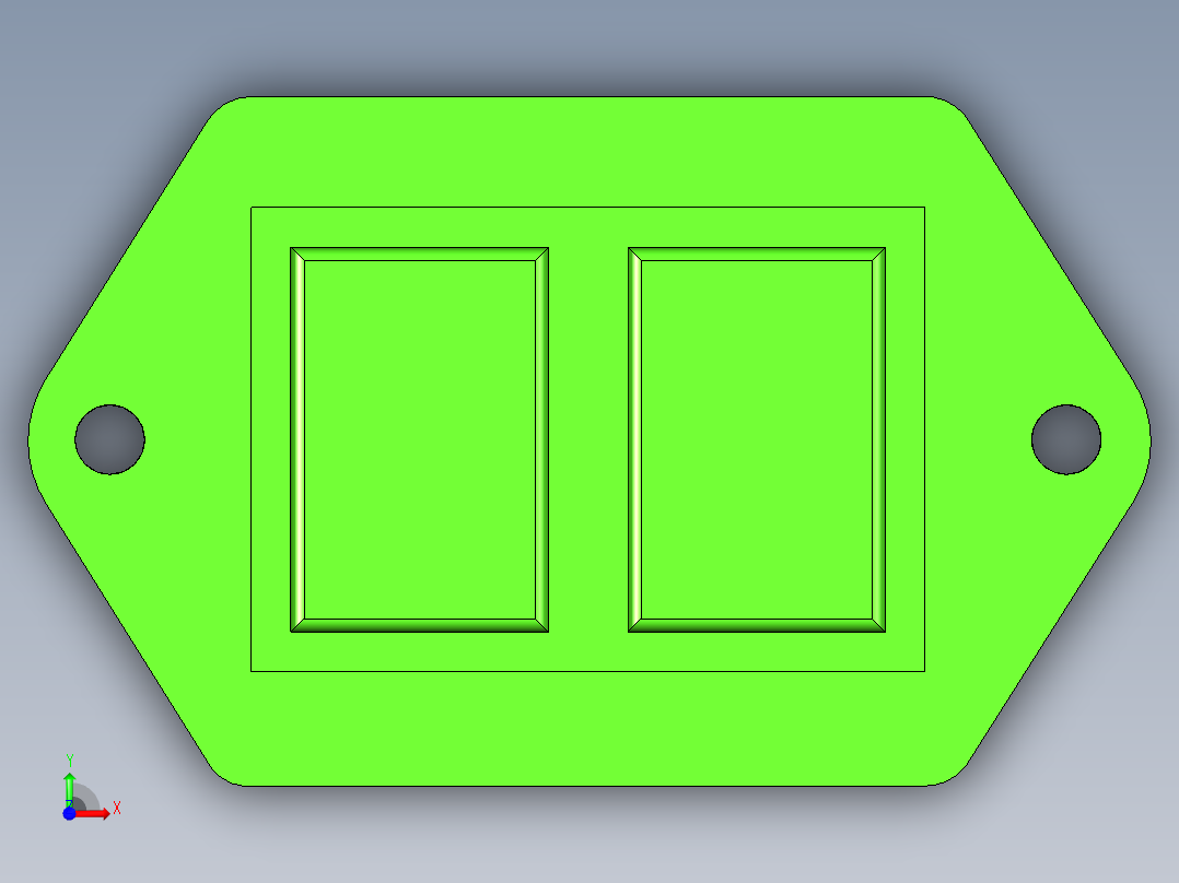 机器启动和停止按钮。前视图