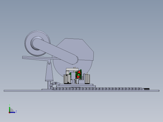 阀体切割治具左视缩略图