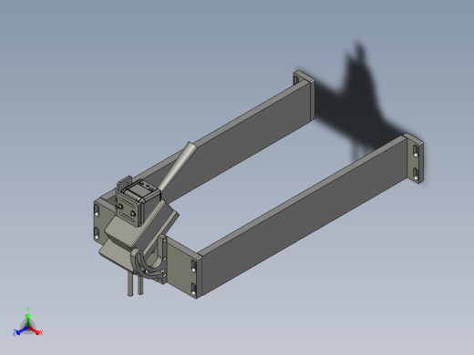 固定式扫码枪正等轴测缩略图