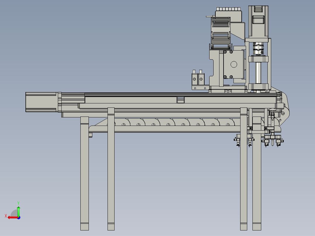 产品搬运机构A后视图