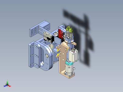 浮动段差自动归零模组