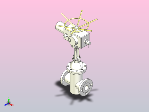 DN50阀正等轴测缩略图