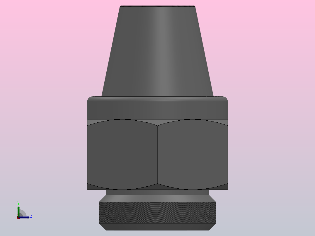 BSL-G 通用型消声器_BSL-G14左视图