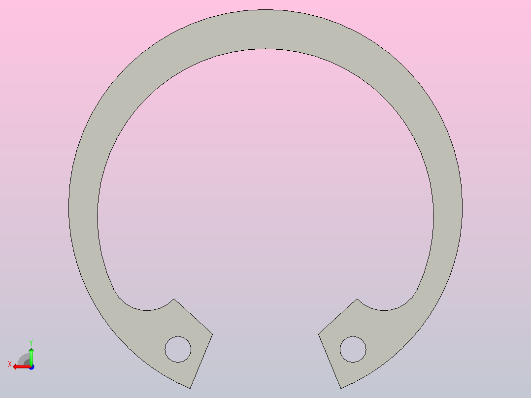 GB╱T 893.2-1986[孔用弹性挡圈B型28]后视图