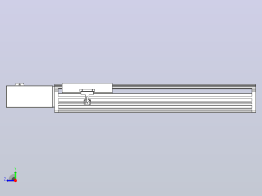 皮带直线轴半封闭可选导轨TPA-HNB-202D-140-L450-MR-C-P75-N3右视缩略图