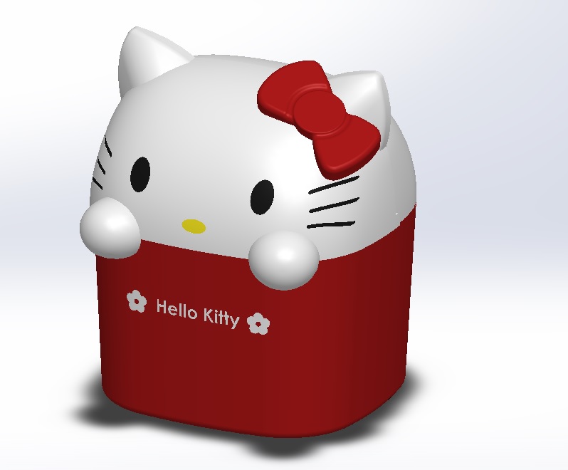 凯蒂猫垃圾桶