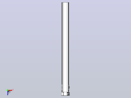 皮带直线轴半封闭可选导轨TPA-HNB-140D-120-L1500-LP-Y-P40-N3俯视缩略图