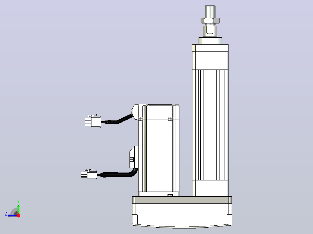 轻载电动缸TPA-ESR40-1210C-L50-MR-FA-W-P40-C3右视图
