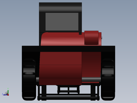 叉车（3D打印模型右视缩略图