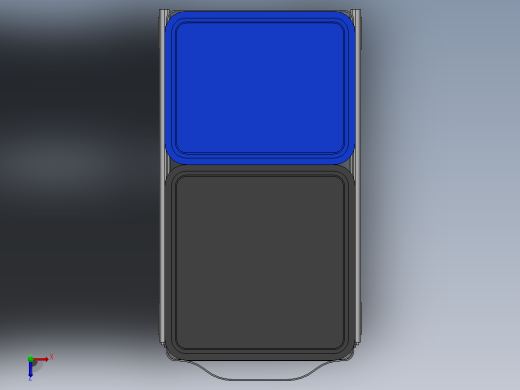 垃圾箱 垃圾处理设备simplehuman-35l-pull-out-trash-recycling-模型格式为 stp俯视缩略图
