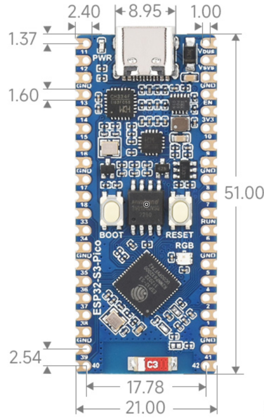 ESP32-S3-Pico开发板缩略图