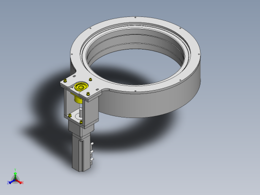 中空的高刚性转台