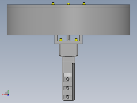 中空的高刚性转台后视缩略图