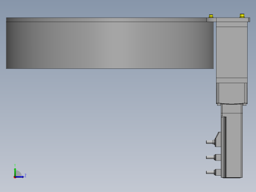 中空的高刚性转台左视缩略图