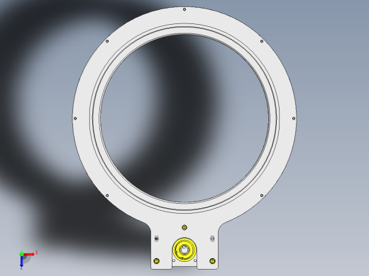 中空的高刚性转台俯视缩略图