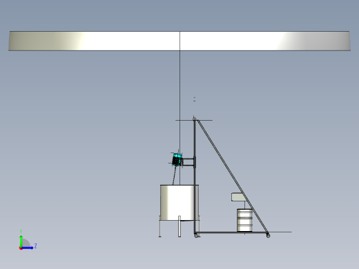 拌站3D模型左视缩略图