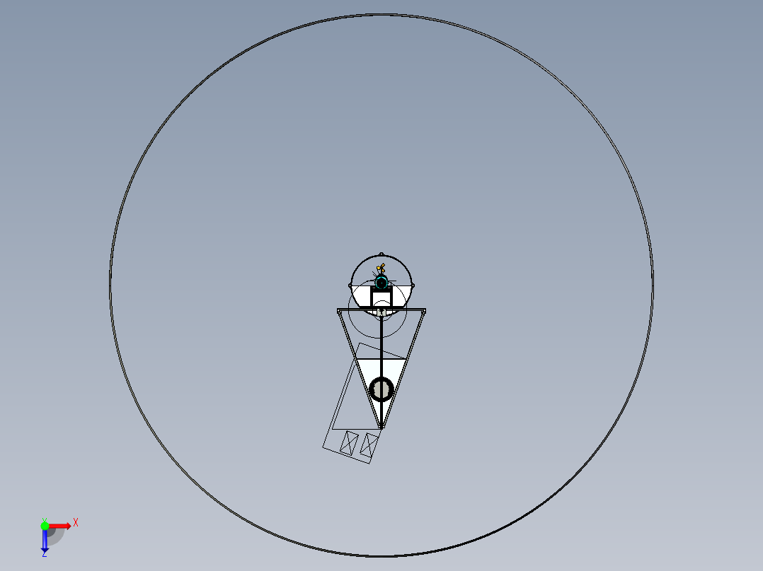 拌站3D模型俯视图