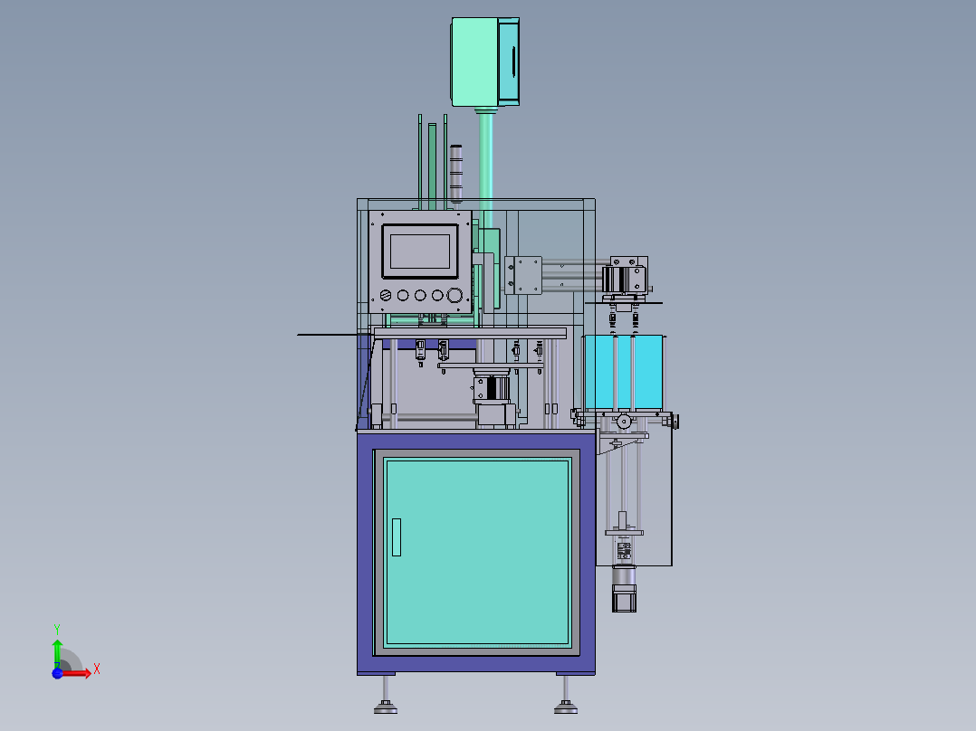 E518 自动发卡机前视图