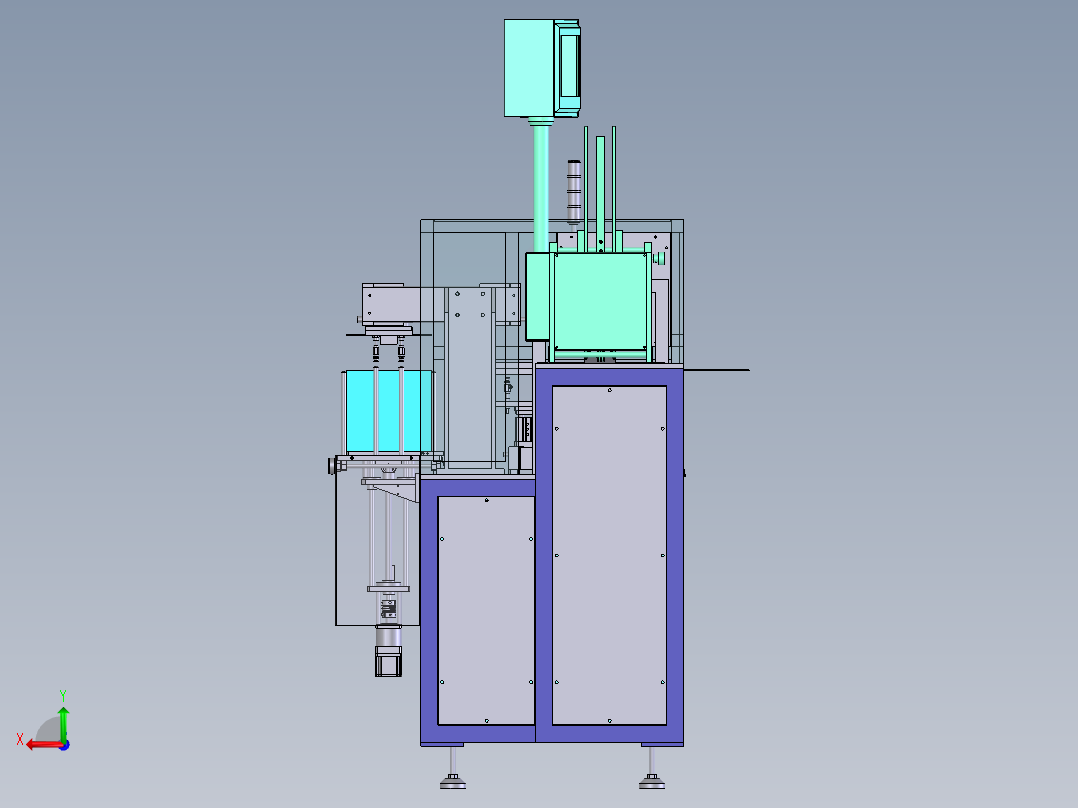 E518 自动发卡机后视图